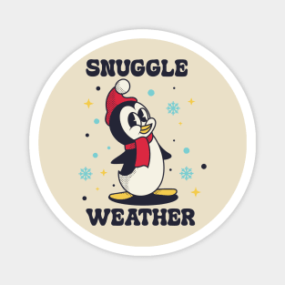 Penguin, Snuggle weather Magnet